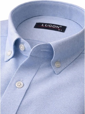Lugon Klasik Regular Fit Uzun Kol Erkek Gömlek 7611