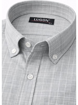 Lugon Klasik Regular Fit Uzun Kol Erkek Gömlek 7613