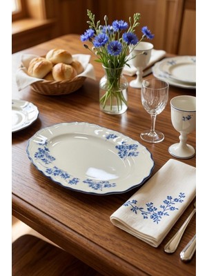 Acar Vintage Garden Oval TABAK-21X14 cm