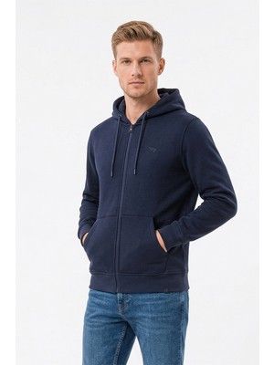 Remsa Erkek Içi Şardonlu Kapüşonlu Ceket 7095 Lacivert
