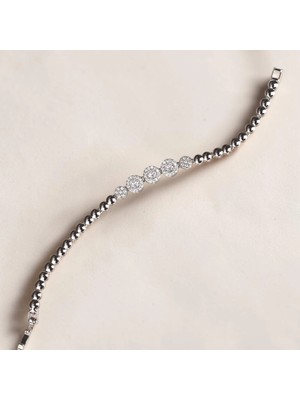 Nur Silver Clean Lux Çelik Bileklik - NUR-BL92485