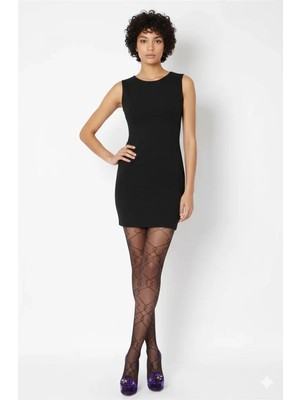 bebekokusu Daymod Kadın Regina Desenli Külotlu Çorap