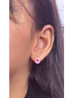 PremiumPort Sevimli Çocuk Çelik Küpe, Renkli ve Hafif, Güvenle Takılabilir