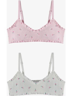 Penti Pembe Kız Çocuk Bloosy 2'li Sütyen