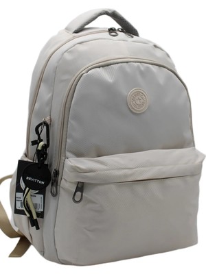 Bevitton Suya Dayanıklı Kumaş Bej Renk Sırt ve Okul Çantası / 2200