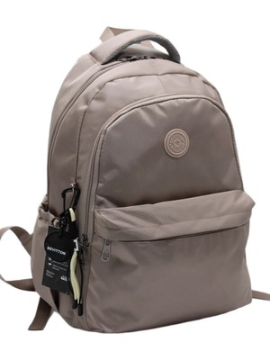 Bevitton Suya Dayanıklı Kumaş Vizon Renk Sırt ve Okul Çantası / 2200