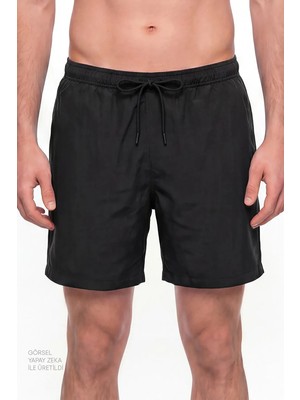 Penti Erkek Siyah Basic Black Şort