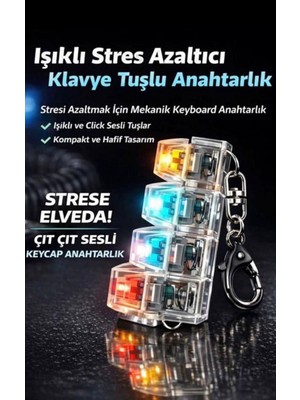 DMR Accessoire Işıklı Klavye Stres Anahtarlık