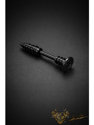 PremiumPort 316L Cerrahi Çelik Gotik Punk Unisex Vida Küpe, Şık ve Rahat Takım