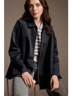 DeFacto Loose Fit Gabardin Trençkot H2391AX26SP