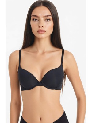 DeFacto Push Up Micro Kaplı Yarım Dolgulu Balenli Tişört Bra Z3350AZ25AU