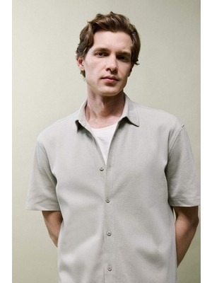 DeFacto Regular Fıt Polo Yaka Kısa Kollu GÖMLEK E7727AX26SM