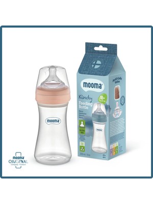 Mooma Kindy Antikolik Pp Biberon 250 ml 18+ Ay (HIZLI AKIŞ) - Old Rose