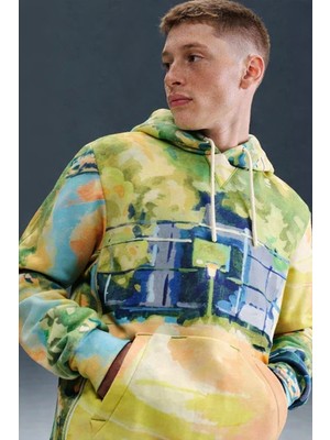 Nike Therma-Fıt Pullover Basketball Hoodie Kapüşonlu Erkek Sweatshirt Yeşil