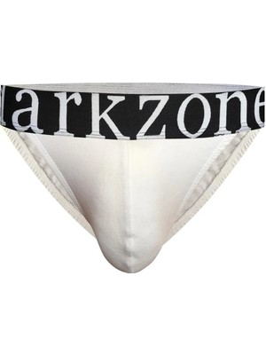 Darkzone Erkek Beyaz Yanları Açık Geniş Lastikli Slip Külot