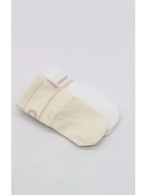 Vera Vtc Penye Kaymaz Soket Çorap 2li 10144 Pudra Ekru 965874