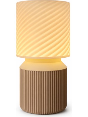 Yapı3D Modern Minimalist Masa Lambası 💡 | Dekoratif Gece Lambası | Sert Plastik Gövde | Şık Tasarım