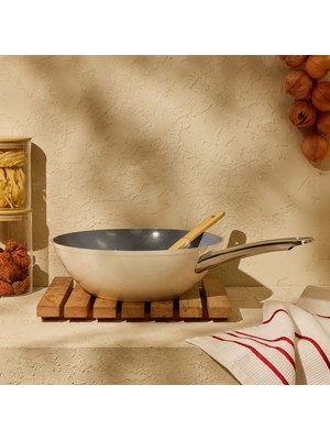 Evidea Kitchen Toscana Chef Wok Tava - 28 cm