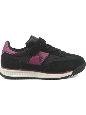 U.s. Polo Assn. Lande Jr Siyah Kız Çocuk Sneaker