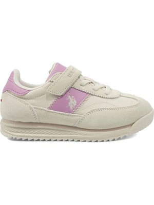 U.s. Polo Assn. Lande Jr Bej Kız Çocuk Sneaker