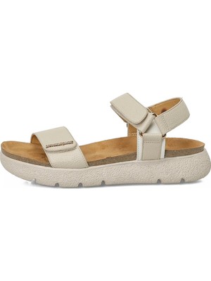 Lumberjack Packan Bej Kadın Kalın Taban Sandalet