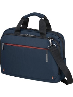 Samsonite KI3-01-001 14.1" Network4 Notebook Çantası Mavi Polyester Malzeme ile Hafif Taşıma