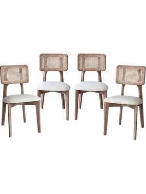 Vivense Mirla Eskitme Sandalye, 4 Adet