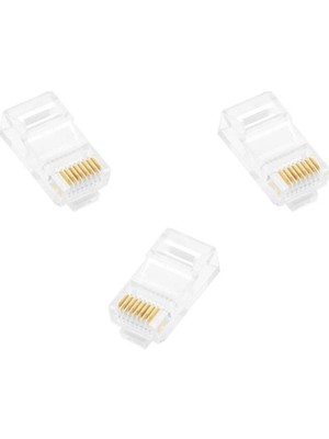 TeknoKapsül Frisby FNW-RJ4530N RJ45 Cat5 Konnektor (Gold Plated)