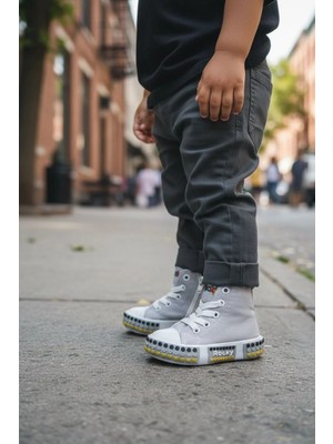Benitto Kids Rocky Sport Bebek&çocuk Spor Ayakkabı – Bağcıklı & Fermuarlı Rahat Günlük Sneaker BNT223