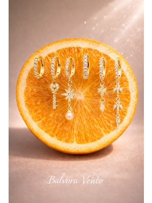 PremiumPort Şık Çoklu Çelik Küpe Seti, Modern ve Zarif Takı Seti