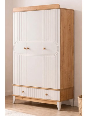 Setay Gardırop, Klas 3 Kapaklı 2 Çekmeceli Dolap