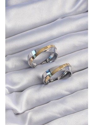 Youday Accessories Pirinç Gold Gümüş Renkli Halka Küpe