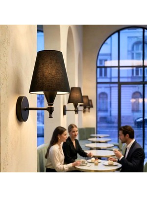 Homing Siyah Klasik Aplik Siyah Kumaş 242016