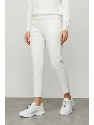 Ayakkabı Fuarı Elit ASSCL2024 Kadın Hakiki Deri Casual Ayakkabısı Beyaz