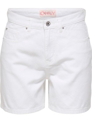 Only ShopINN Onlphıne Dnm Shorts Noos Kadın Beyaz Denim Şort - 15196224