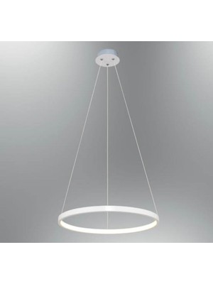 Gül Avize LED Sarkıt-Beyaz 3renk 3000K4000K6500K Slim  Ring