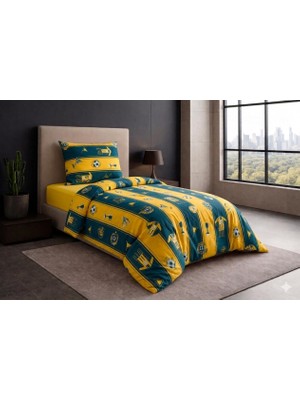 Uykulife Home Collection Uykulife  Taraftar Desen Modern Tek Kişilik Nevresim Takımı