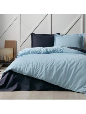 TeknoKapsül Özdilek Çift Kişilik Ranforce Nev Takımı Colormix Aqua Lacivert