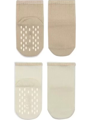 Naturion Szn1 Çemberli Basic Penye Kaymaz Soket Çorap 2li 10146 Bej Hnçr