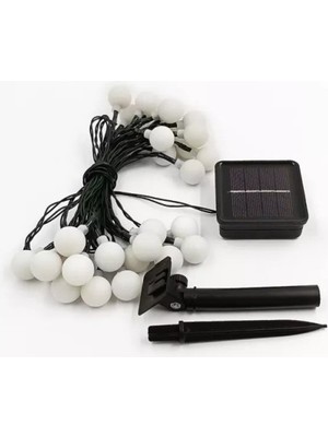 Pileli Store Solar 5m 28 LED Top Rgb Siyah Kablolu