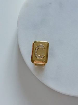 PremiumPort Şık Çelik Klipsli Harf Küpe, Günlük ve Özel Kombinler Için Mükemmel Seçim