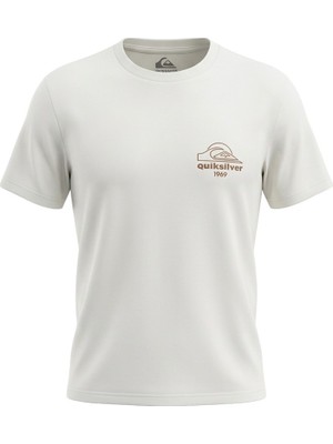 Quiksilver Bliss Point Bej Erkek Tshirt