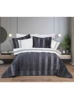 TeknoKapsül Nirvana Yatak Örtüsü Seti Indigo