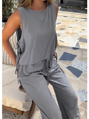 Die&More Regular Yandan Bağlamalı Bisiklet Yaka Takım