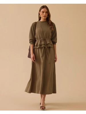 Seçil 1003 Çift Kumaşlı Bağcıklı Sweat #26#