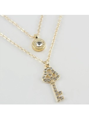 Zenvia Anahtar Figürlü Yeni Sezon Ikili Kolye