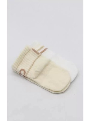 Esranın Dünyası Penye Kaymaz Soket Çorap 2li 10144 Bej Ekru RSPRD34-ESRDNS