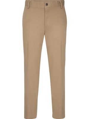 Süvari PN2020500485 Normal Bel RegularFit Bej Erkek Pantolon %98 Pamuk %2 Likra Rahat Kalıp