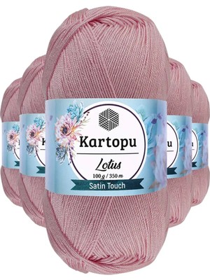 Royaleks Group 5 Adet Lotus Bikini Büstiyer Bluz Örgü Ipi  K768 Açık Pembe