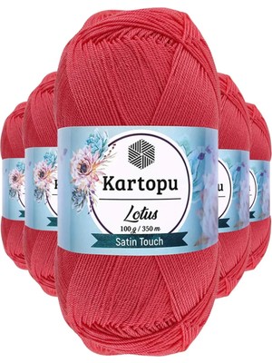 Royaleks Group 5 Adet Lotus Bikini Büstiyer Bluz Örgü Ipi  K810 Şeker Pembe